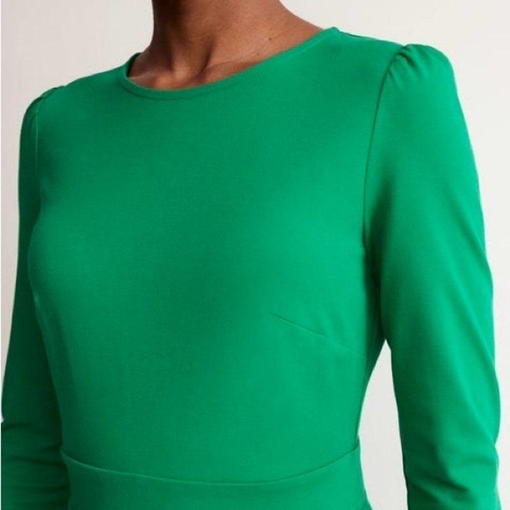 Boden Sabrina Ponte Knit Dress Veridian Green NWT - Picture 13 of 14